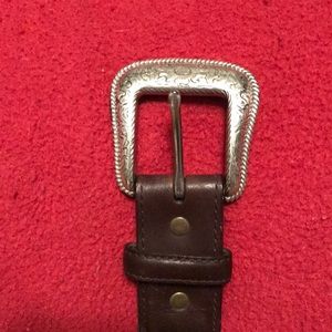 Leather Western Belt